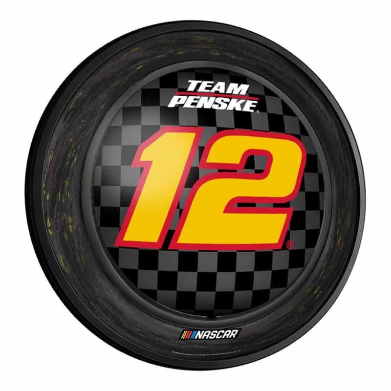 Ryan Blaney: Tire Framed - Round Slimline Lighted Wall Sign