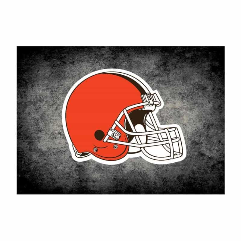 Cleveland Browns 6'X8' Distressed Rug