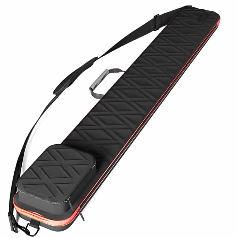 Casemaster Parallax Plus Billiard Cue Case (Pool Stick Case) Red