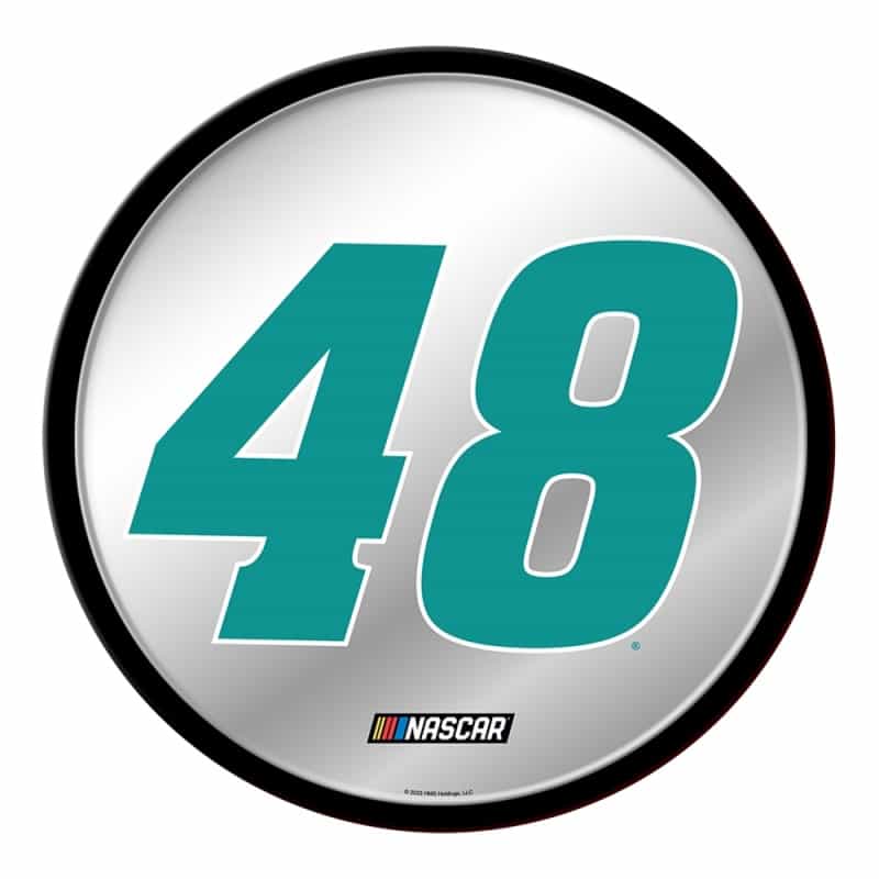 Alex Bowman: Modern Disc Mirrored Wall Sign