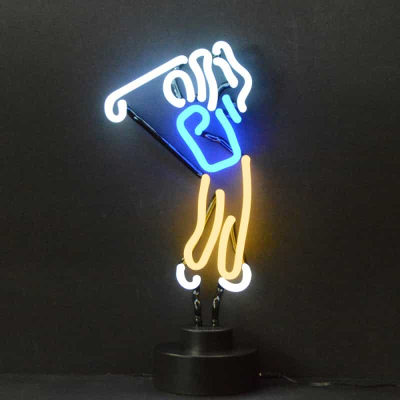 Golfer Neon Sculpture 7" X 13" X 6"
