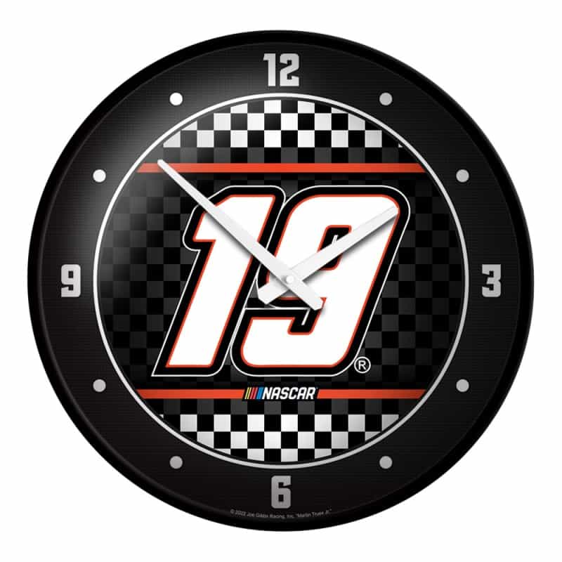 Martin Truex, Jr.: Checkered Flag - Modern Disc Wall Clock