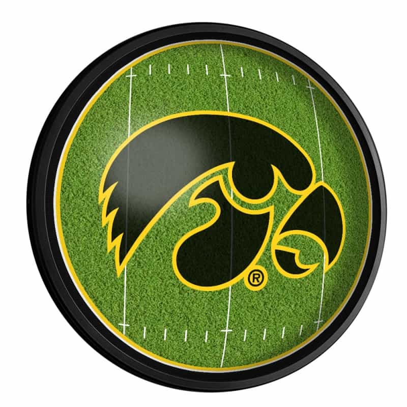Iowa Hawkeyes: On The 50 - Slimline Lighted Wall Sign