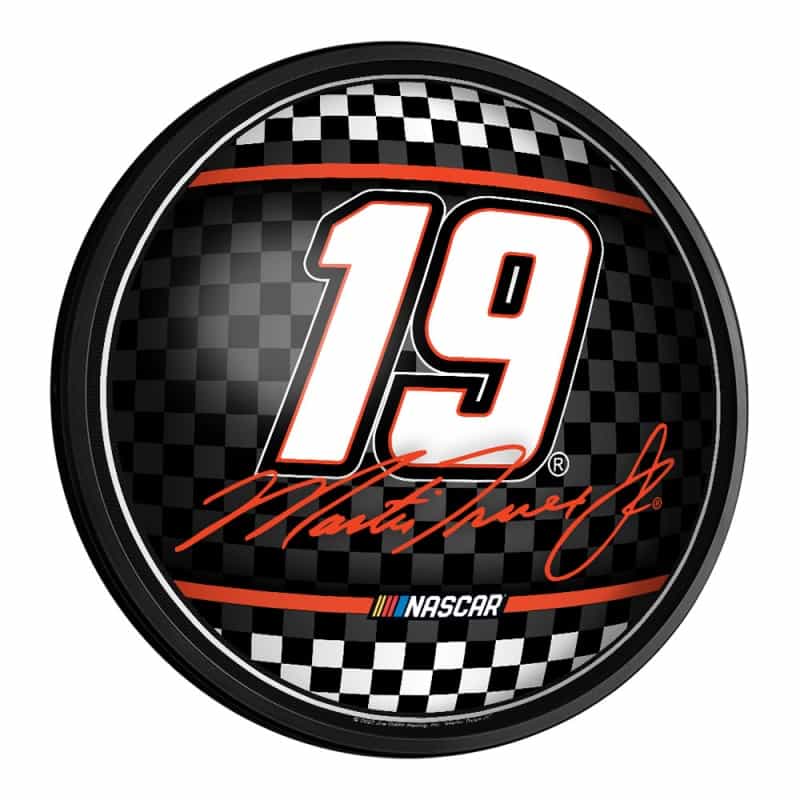 Martin Truex, Jr.: Round Slimline Lighted Wall Sign