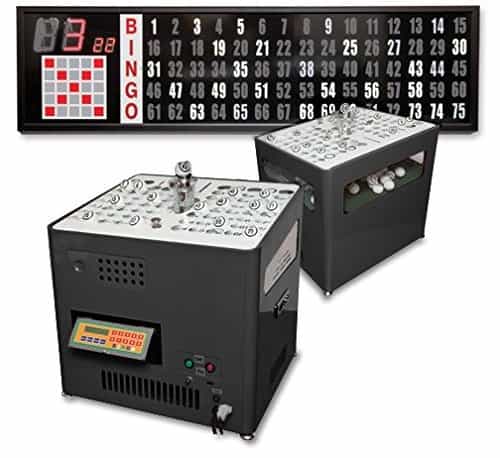 - Ultra Silent - Black Professional Table Top Bingo Blower With Standard Electronic Flashboard