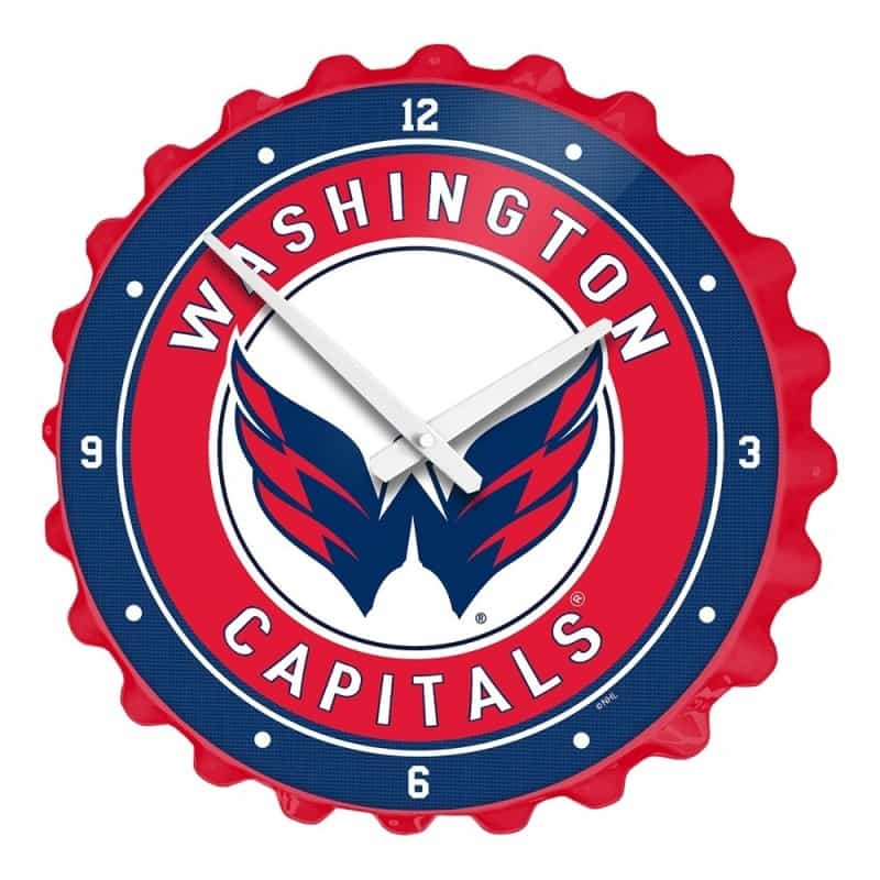 Washington Capitals: Bottle Cap Wall Clock