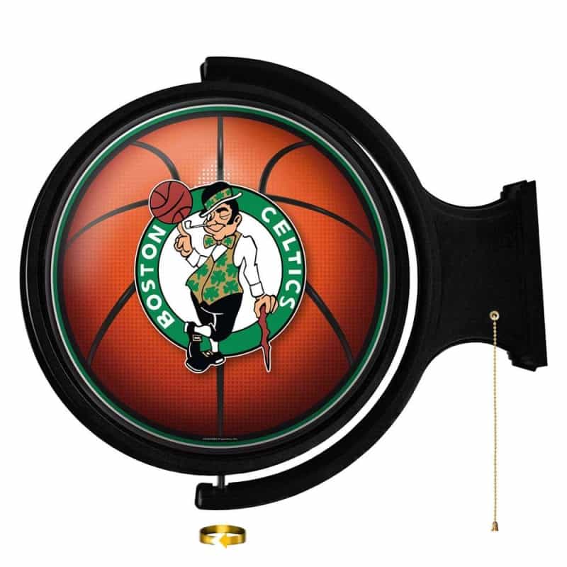 Boston Celtics: Basketball - Original Round Rotating Lighted Wall Sign