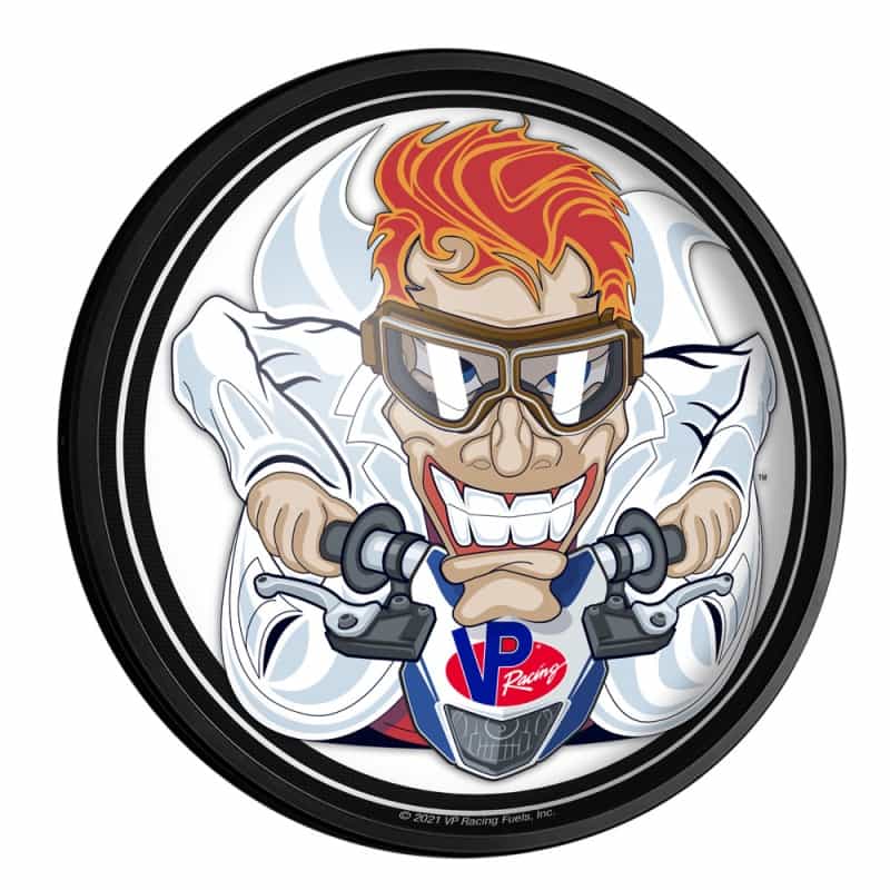 Vp Racing Fuels: Mad Scientist - Round Slimline Lighted Wall Sign