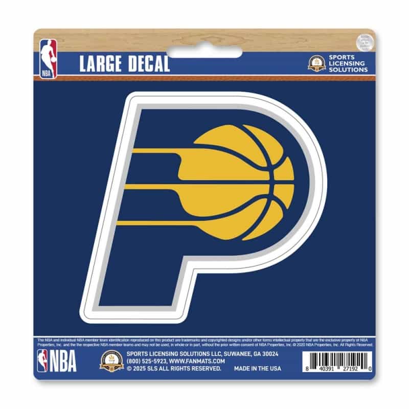 Indiana Pacers Large Decal Sticker