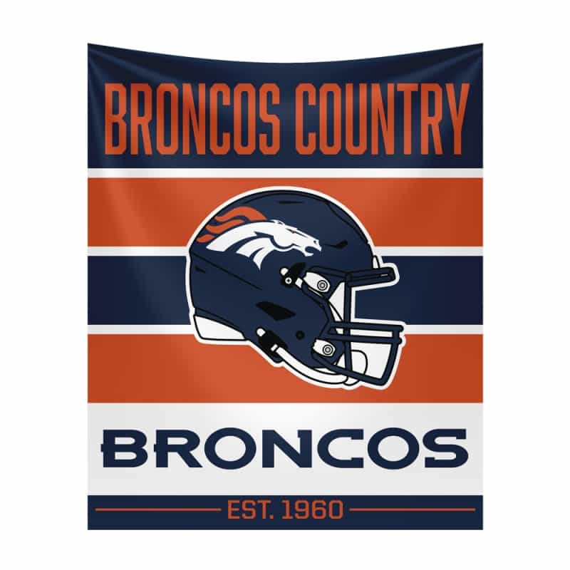 Denver Broncos Tapestry Establish Date