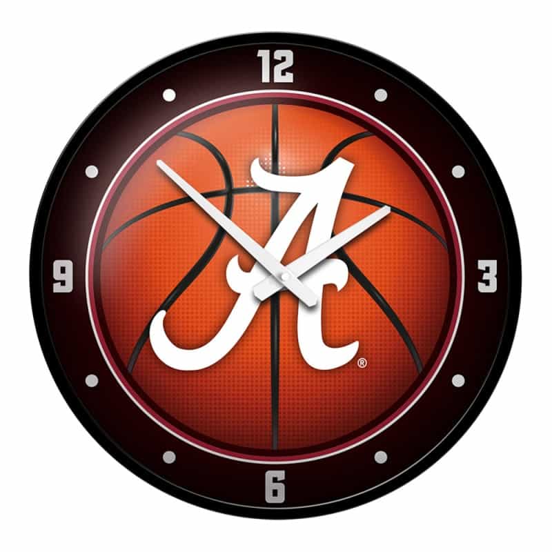 Alabama Crimson Tide: Basketball - Modern Disc Wall Clock