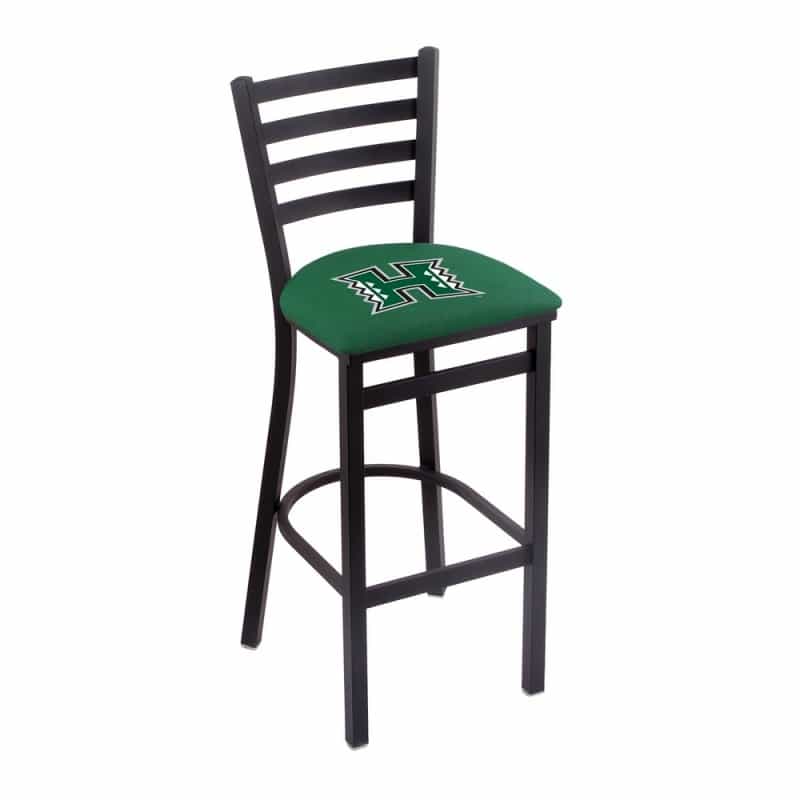 L004 Hawaii 30" Stationary Bar Stool With Black Wrinkle Finish