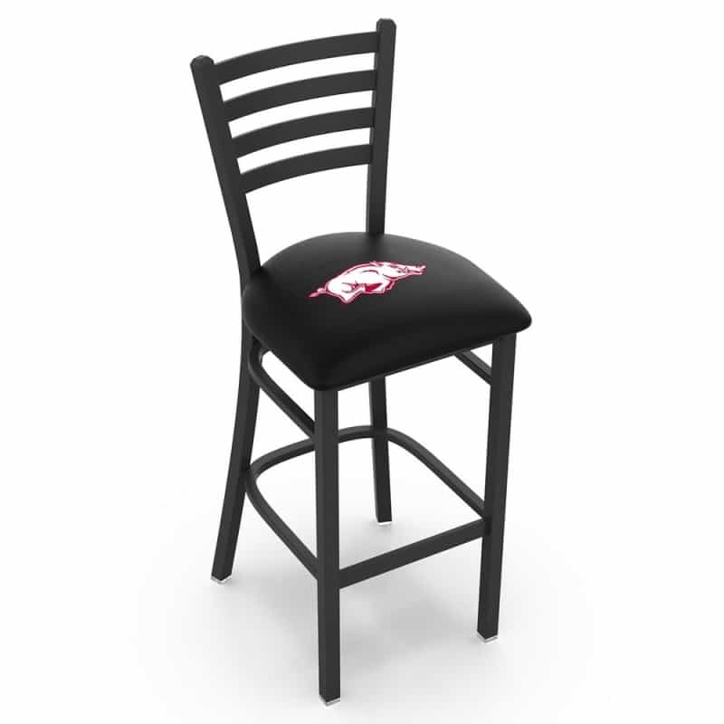 L004 Arkansas 25" Stationary Counter Stool With Black Wrinkle Finish