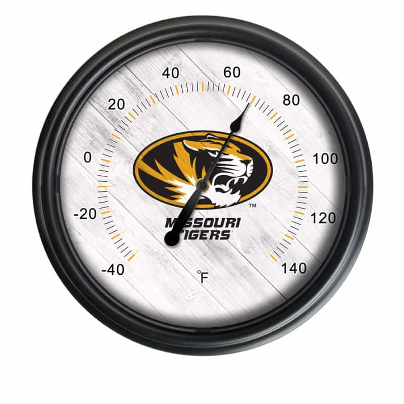 University Of Missouri Indoor/Outdoor Led Thermometer By Holland Bar Stool Company