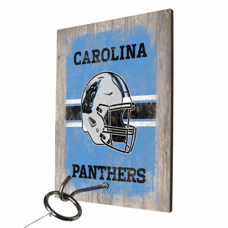 Carolina Panthers Hook And Ring Toss Game - 11In X 8In X .25 In