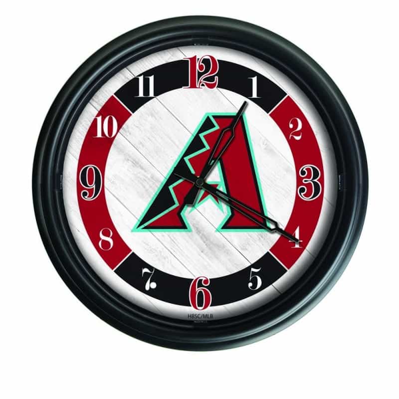 Arizona Diamondbacks Indoor/Outdoor Led Wall Clock