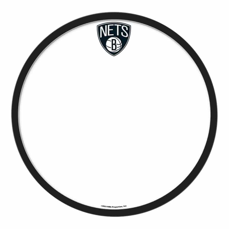 Brooklyn Nets: Modern Disc Dry Erase Wall Sign