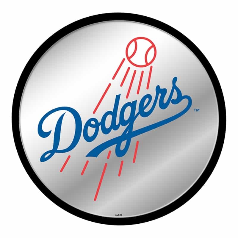 Los Angeles Dodgers: Modern Disc Mirrored Wall Sign