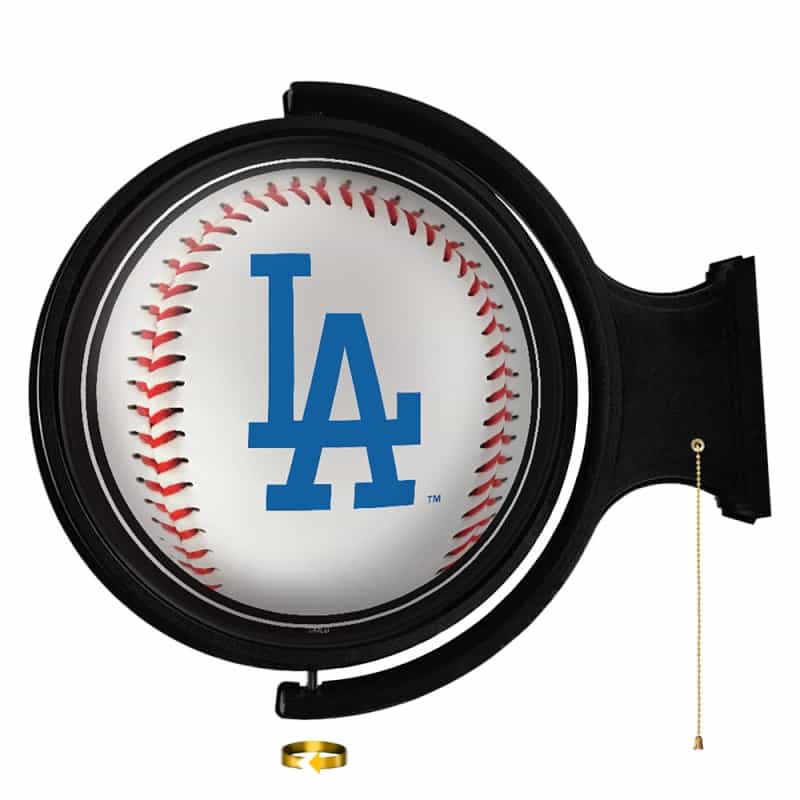 Los Angeles Dodgers: Baseball - Original Round Rotating Lighted Wall Sign