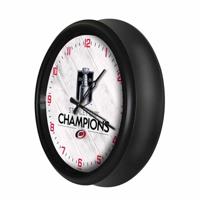 Carolina Hurricanes - 2026 Stanley Cup Indoor/Outdoor Led Wall Clock