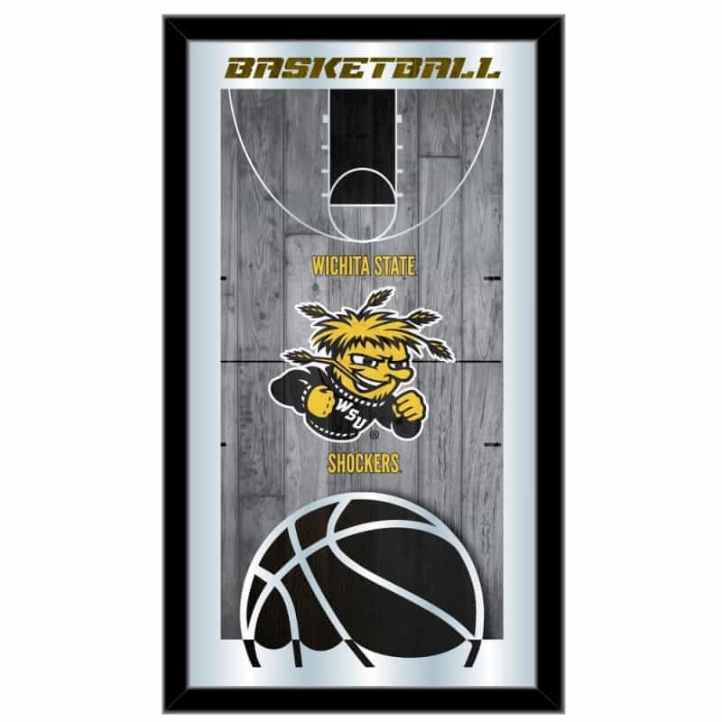 Wichita State 15" X 26" Basketball Mirror By Holland Bar Stool Company
