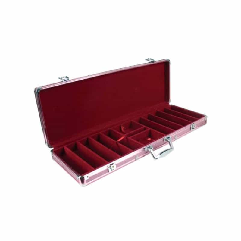 500Pc. Rose Poker Case