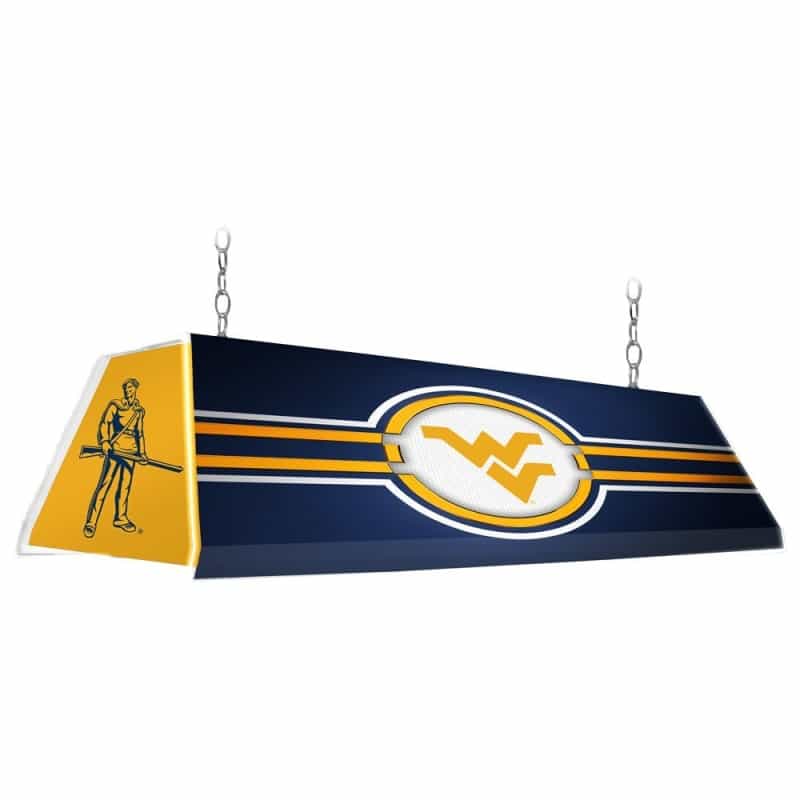 Wvu - West Virginia Mountaineers 46" Edge Glow Pool Table Light-Blue