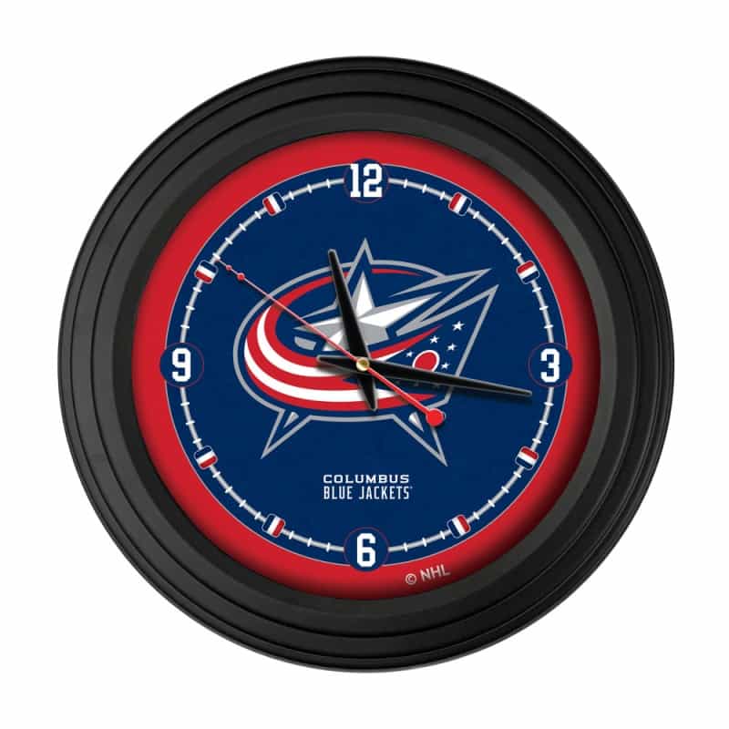 Columbus Blue Jackets 15" Traditional Wall Clock By Holland Bar Stool Co