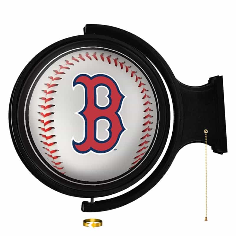 Boston Red Sox: Baseball - Original Round Rotating Lighted Wall Sign