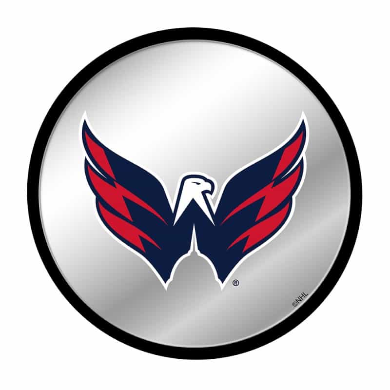 Washington Capitals: Modern Disc Mirrored Wall Sign