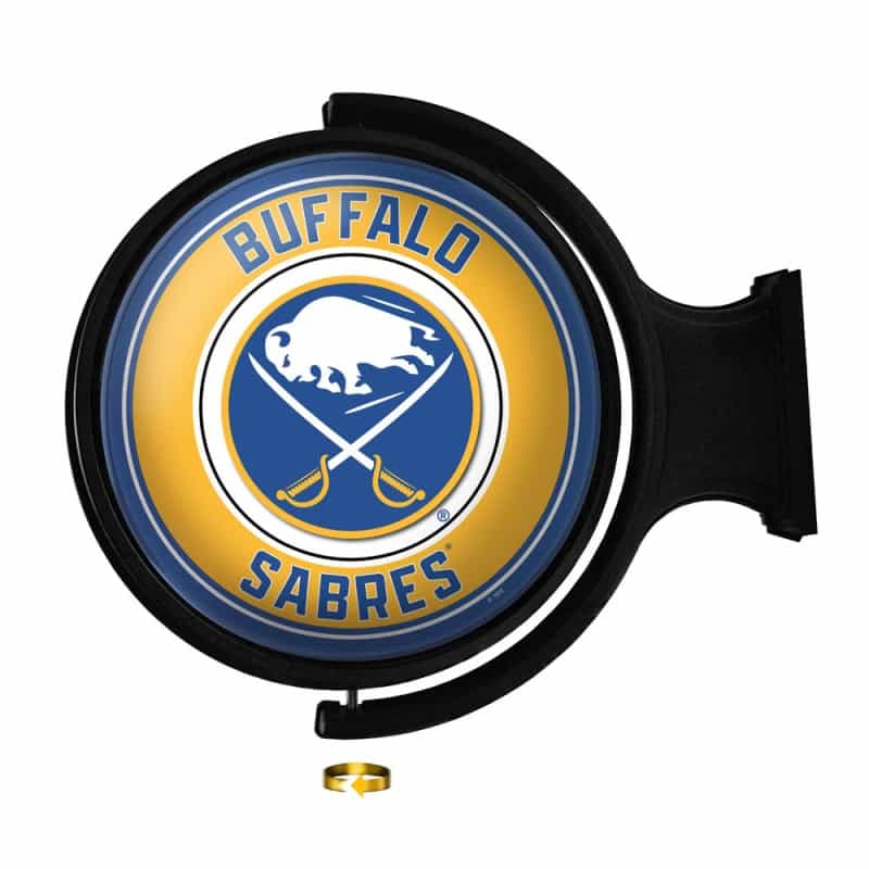 Buffalo Sabres: Original Round Rotating Lighted Wall Sign