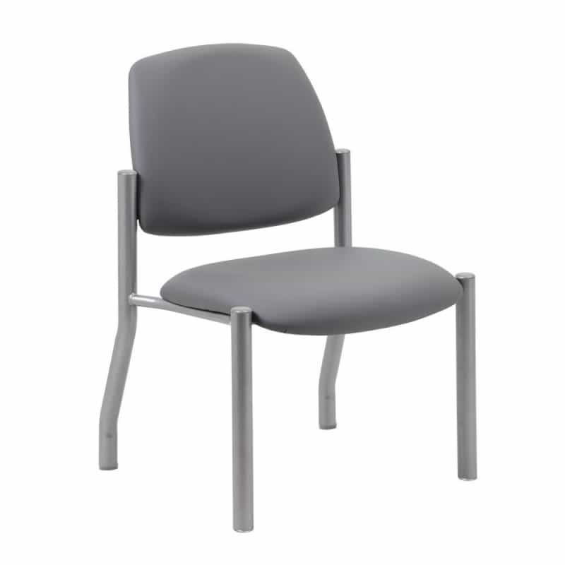 Boss Armless Guest Chair, 300 Lb. Weight Capacity