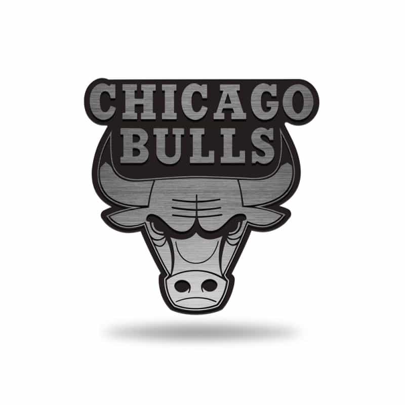 Nba Chicago Bulls Antique Nickel Auto Emblem For Car/Truck/Suv By Rico Industries
