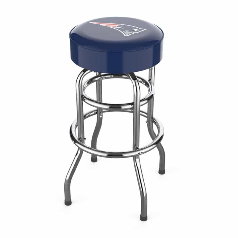 England Patriots Chrome Bar Stool