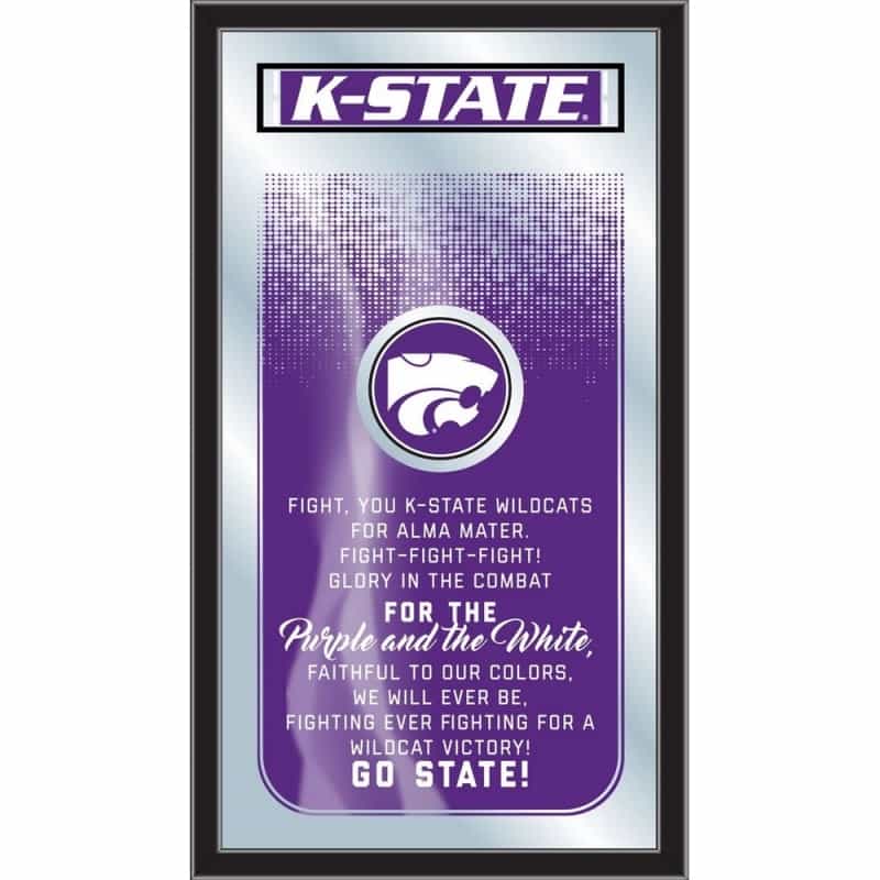 Kansas State University 26"X15" Fight Song Wall Mirror