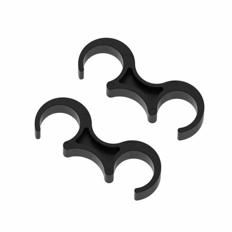 Lowe Black Wide Plastic Ganging Clips - Set Of 2