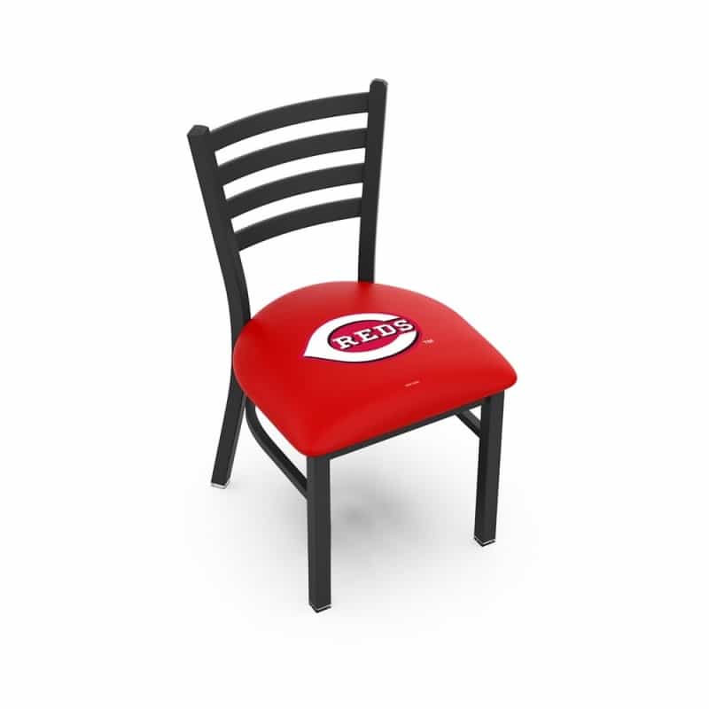 L00418 Cincinnati Reds 18" Chair With Black Wrinkle Finish