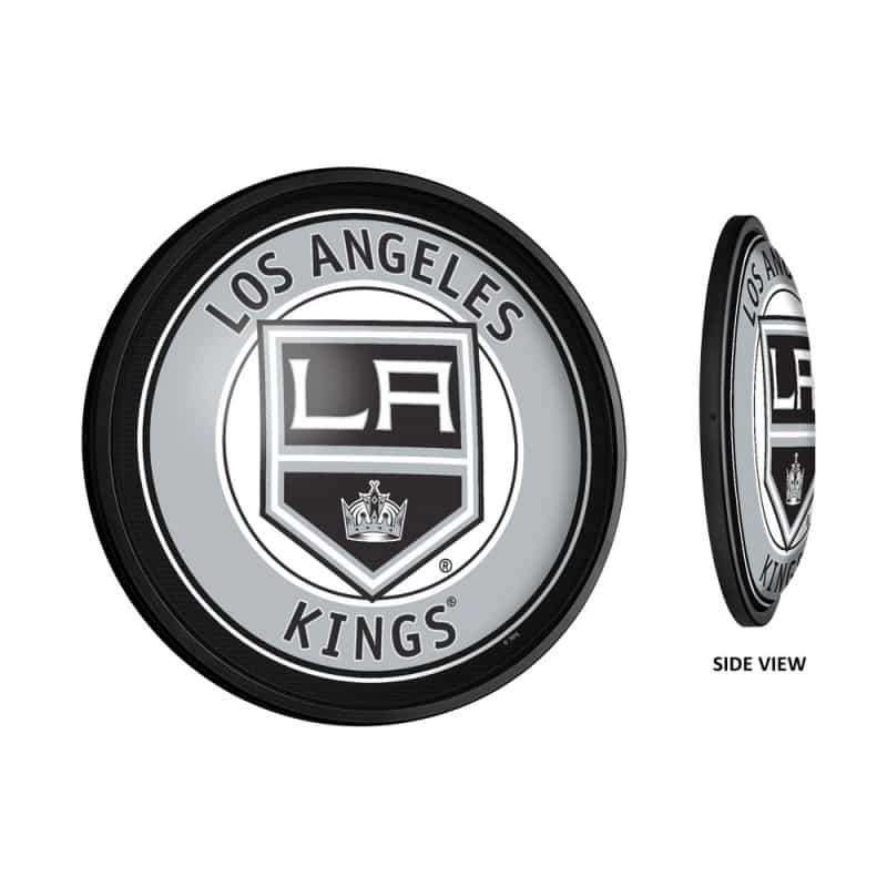 Los Angeles Kings: Round Slimline Illuminated Wall Sign