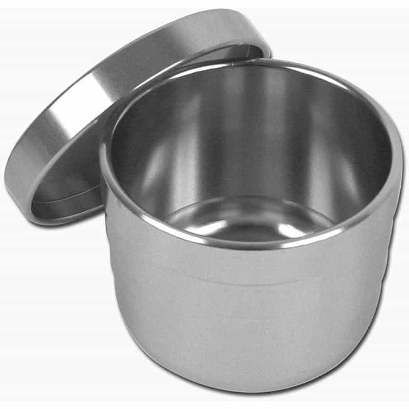 Casino Grade Pai Gow Cup For Chinese Dominoes - Silver