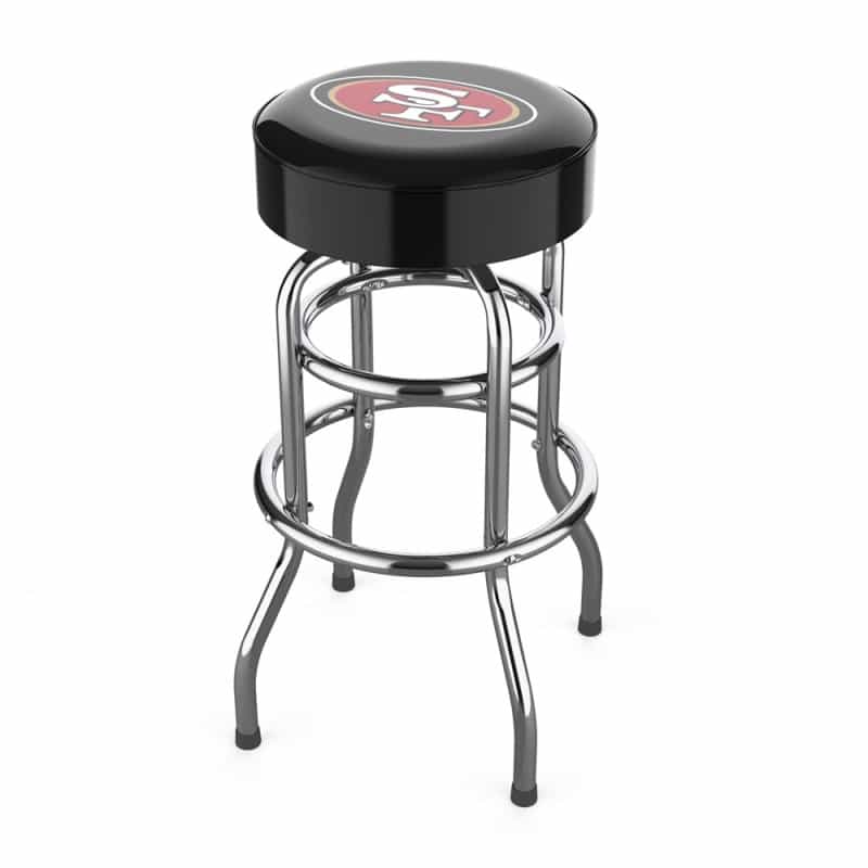 San Francisco 49Ers Chrome Bar Stool