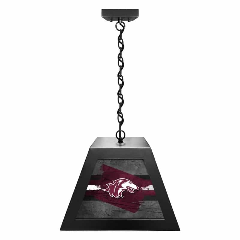 Southern Illinois University Pendant Box Light By Holland Bar Stool Company