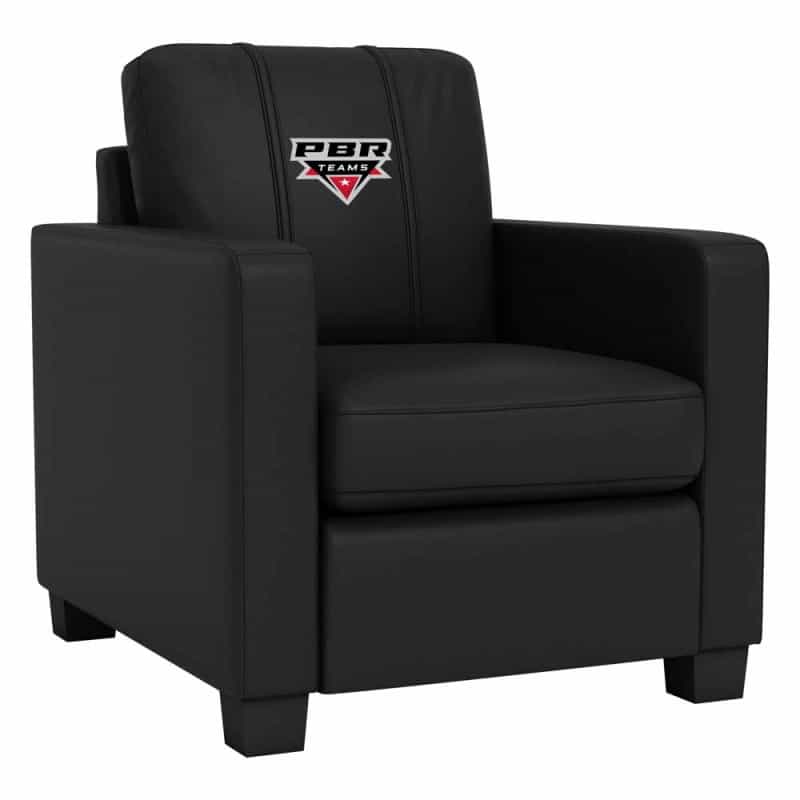 Dyno Stationary Club Chair With Professional Bull Riders Teams Logo