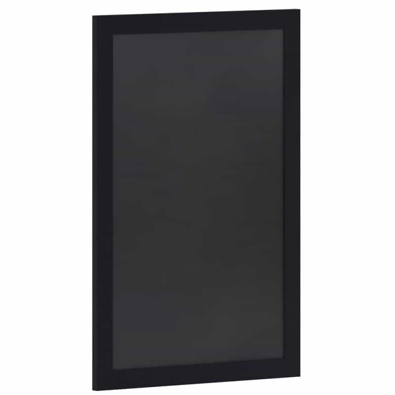 Canterbury 24" X 36" Black Wall Mount Magnetic Chalkboard Sign With Eraser, Hanging Wall Chalkboard Memo Board For Home, School, Or Business