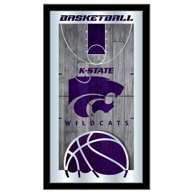 Kansas State 15" X 26" Basketball Mirror By Holland Bar Stool Company