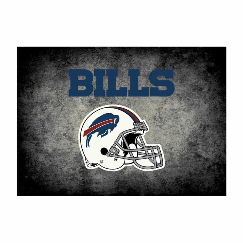 Buffalo Bills 8'X11' Distressed Rug