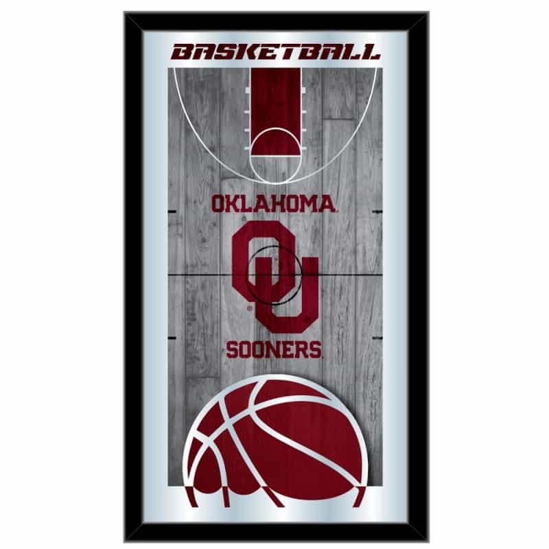 Oklahoma 15" X 26" Basketball Mirror By Holland Bar Stool Company