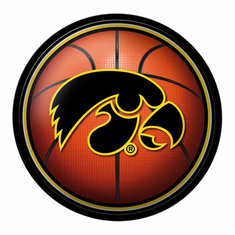 Iowa Hawkeyes: Basketball - Modern Disc Wall Sign