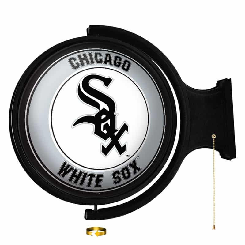 Chicago White Sox: Original Round Rotating Lighted Wall Sign