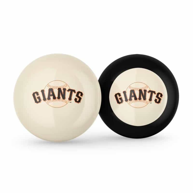 San Francisco Giants Logo Cue Ball & 8 Ball