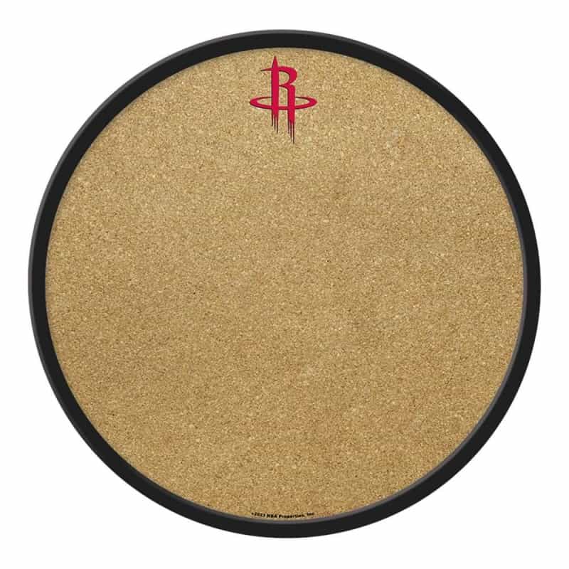 Houston Rockets: Modern Disc Cork Board